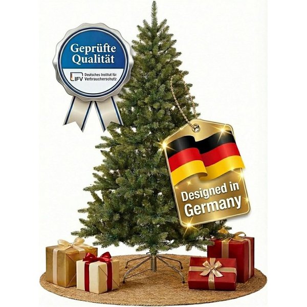 DILUMA Künstlicher Weihnachtsbaum Spritzguss Weihnachtsbaum Künstlich wie echt Tannenbaum Christbaum