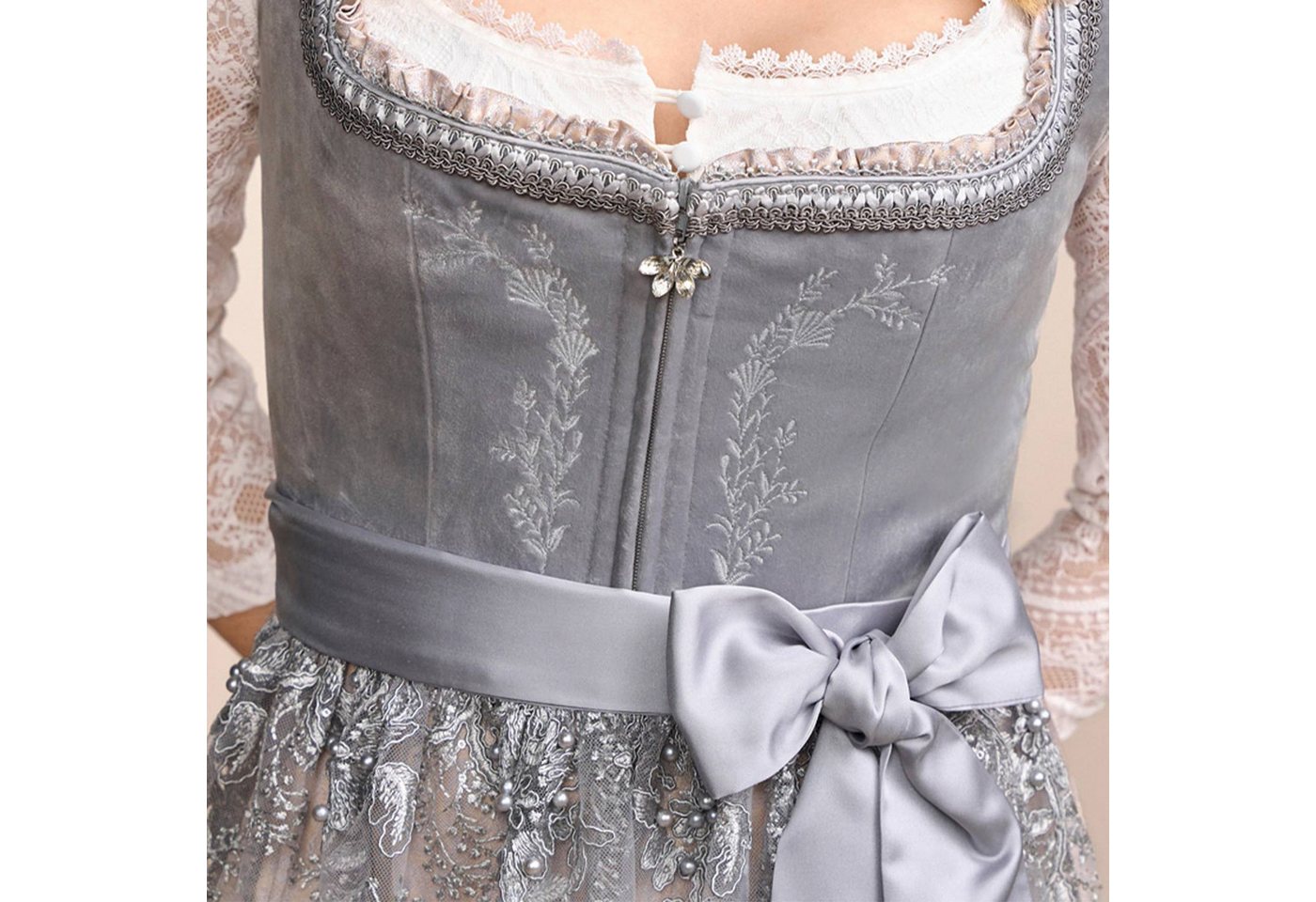 Krüger Madl Dirndl Krüger MADL Dirndl 'Kyle' 415569, Grau 60cm – Bild 5 von 5