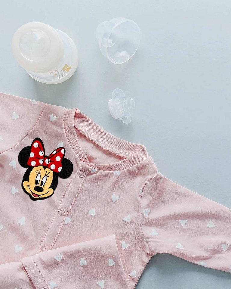 Disney Aufnäher Bügelbild, Aufbügler, Applikationen, Patches, Flicken, zum aufbügeln, Polyester, Minnie Mouse Comic Kinder - Größe: 6,5 x 7,5 cm – Bild 4 von 5