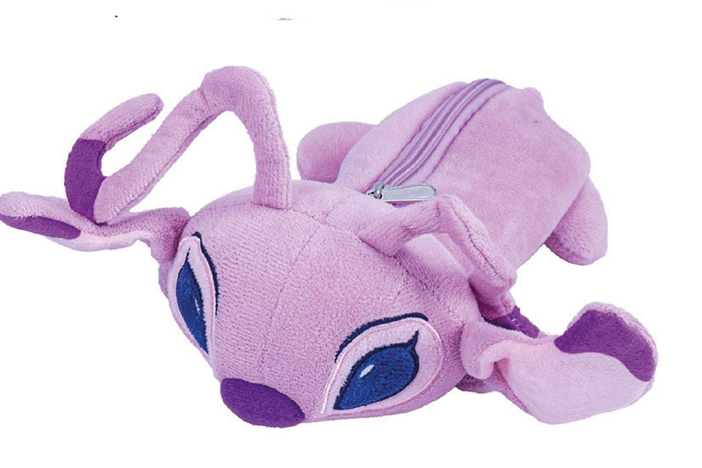 Disney Federmäppchen Lilo&Stitch Plüsch Etui Schlampermäppchen Make-up Tasche 25, (Set, 1-tlg., Geschenk-Set), Kulturbeutel Tasche für Mädchen Geschenk Idee Sch – Bild 2 von 2