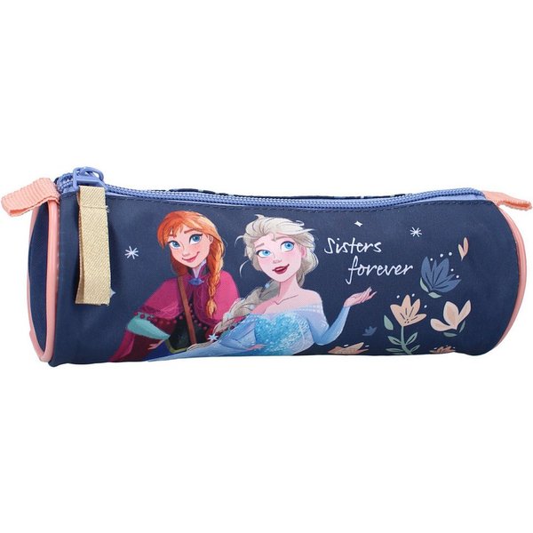 Disney Frozen Federmäppchen Stiftemäppchen – Blau Schlampermäppchen mit zwei Fächern