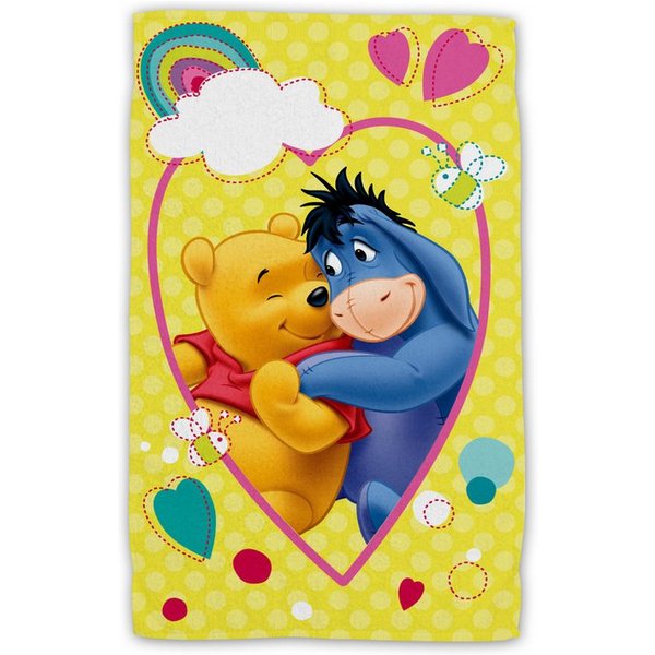 Disney Handtuch Winnie The Pooh 100% Baumwolle, 30x50 cm, schnelltrocknend & bedruckt