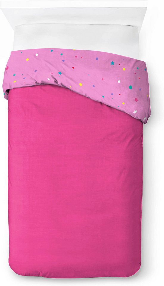 Disney Kinderbettwäsche Minnie Mouse Rainbow, Linon, 2 teilig, 100% Baumwolle – Bild 4 von 5