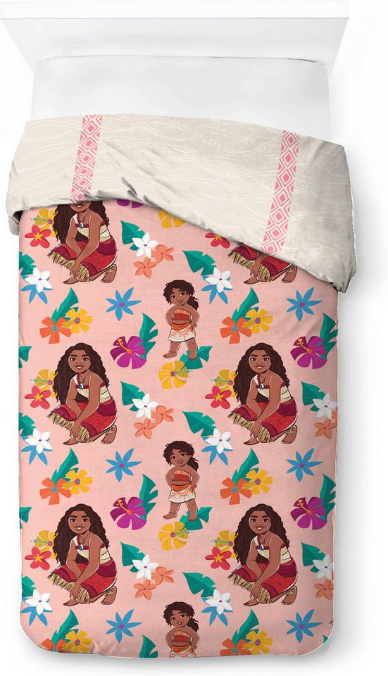Disney Kinderbettwäsche Moana Back Together, Linon, 2 teilig, 100% Baumwolle – Bild 4 von 5