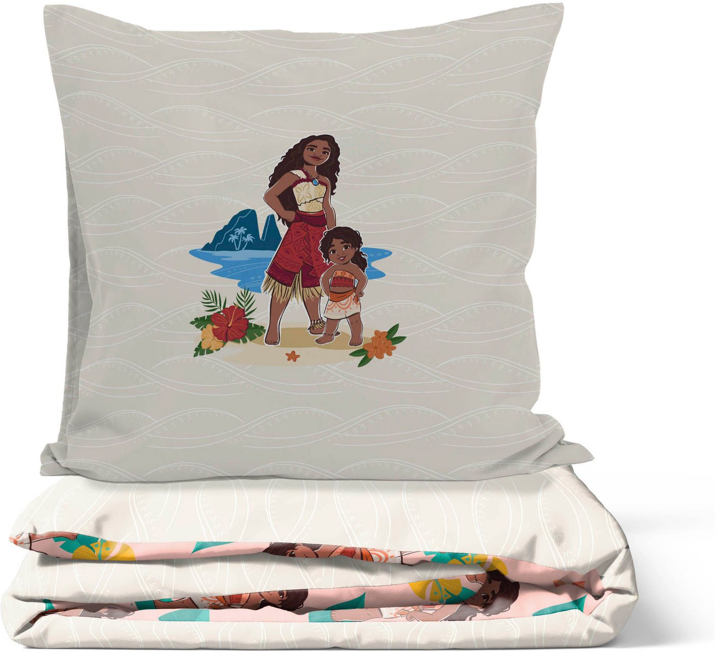 Disney Kinderbettwäsche Moana Back Together, Linon, 2 teilig, 100% Baumwolle – Bild 5 von 5