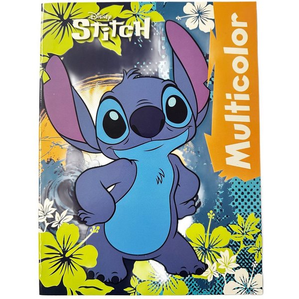Disney Malblock Lilo&Stitch Malbuch mit Angel, Stitch, Schrulle und seine Freunde, mit Angel, Stitch, Schrulle und seine Freunde