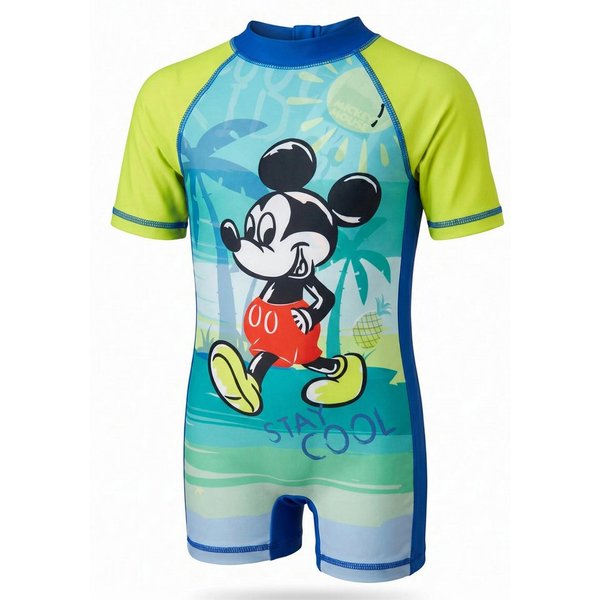 Disney Mickey Mouse Badeanzug Mickey Maus Einteiler Kinder Schwimmanzug Badeanzug Gr. 86 bis 116