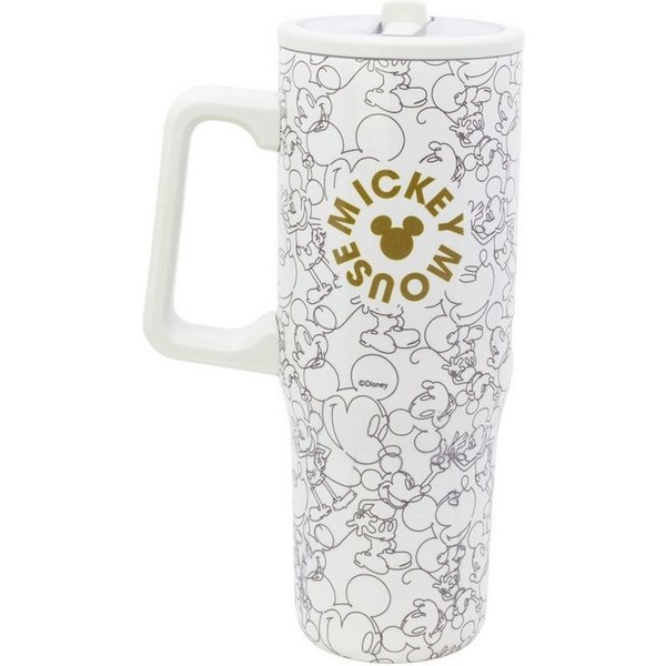 Disney Mickey Mouse Isolierflasche Sipper Mug 920 ml Thermo Trinkbecher mit Griff