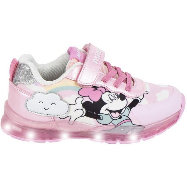 Disney Minnie Mouse Kinder Freizeitschuhe mit Licht sportliche Schuhe Kindergarten Sneaker (Packung)