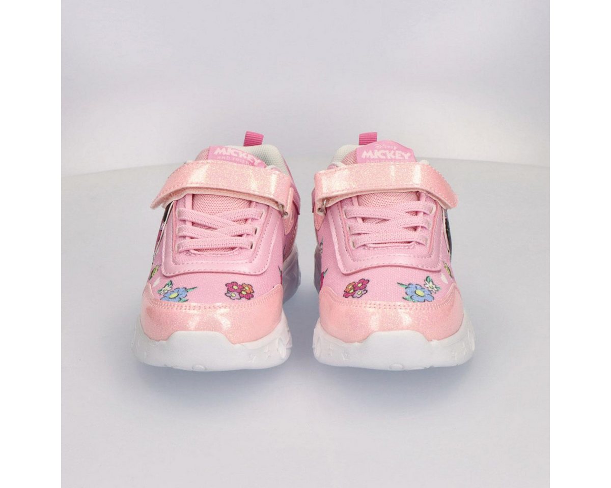 Disney Minnie Mouse Kinder Freizeitschuhe mit Licht sportliche für Schule und Freizeit Sneaker (Packung) – Bild 5 von 5