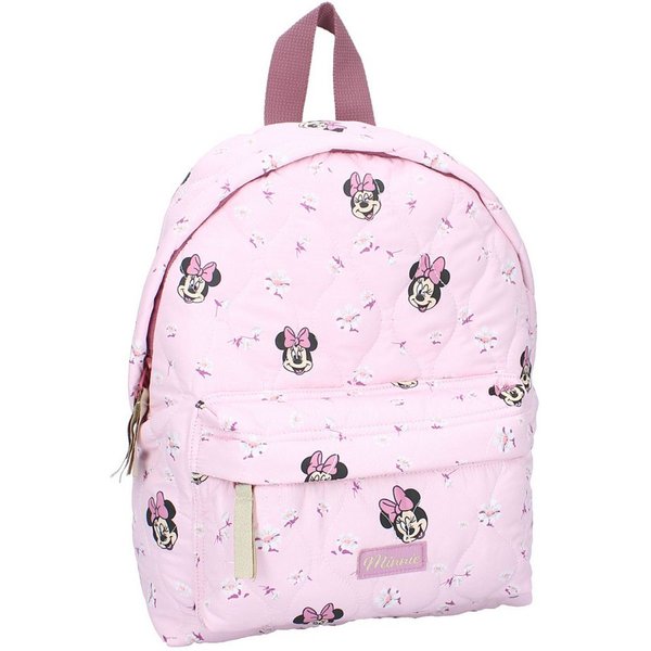 Disney Minnie Mouse Kinderrucksack mit Hauptfach und Vordertasche – Perfekt für Schule