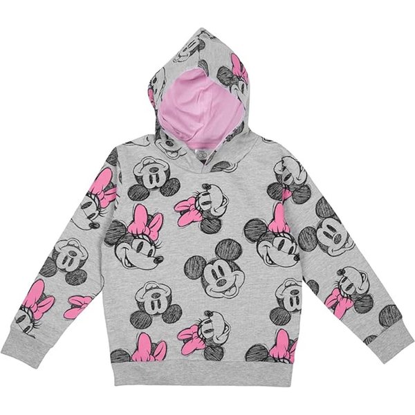 Disney Minnie Mouse Sweatshirt Kapuzenpullover aus Baumwolle – Stylischer Hoodie für Mädchen