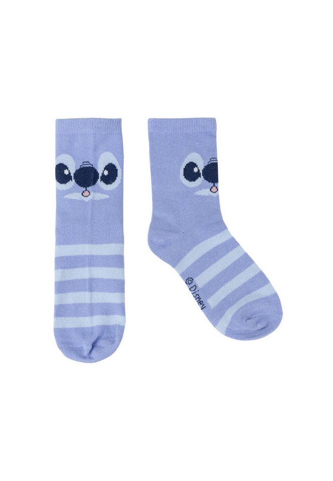 Disney Socken Socken Pack 5-teilig Stitch (Set) – Bild 3 von 5