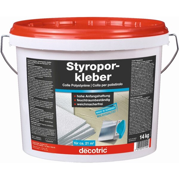 decotric® Dispersionskleber Decotric Styroporkleber 14 kg