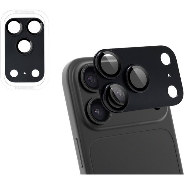 imoshion Displayschutzglas imoshion Kameraschutz Glas 2er-Pack Apple iPhone 18 Pro / 17 Pro - Sch, 2 Stück