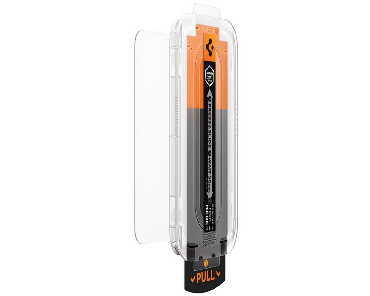 Spigen Displayschutzglas Spigen EZ Fit Glas.tR mit Installation Tray - 1er Pack Apple iPhone 17, 1 Stück – Bild 3 von 5