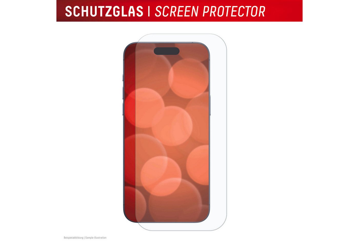 Displex Displayschutzglas Real Glass Screen Protection + Case für Apple iPhone 16 Pro, Displayschutzfolie, Schutzfolie, Bildschirmschutz, kratz- & stoßfest – Bild 3 von 5