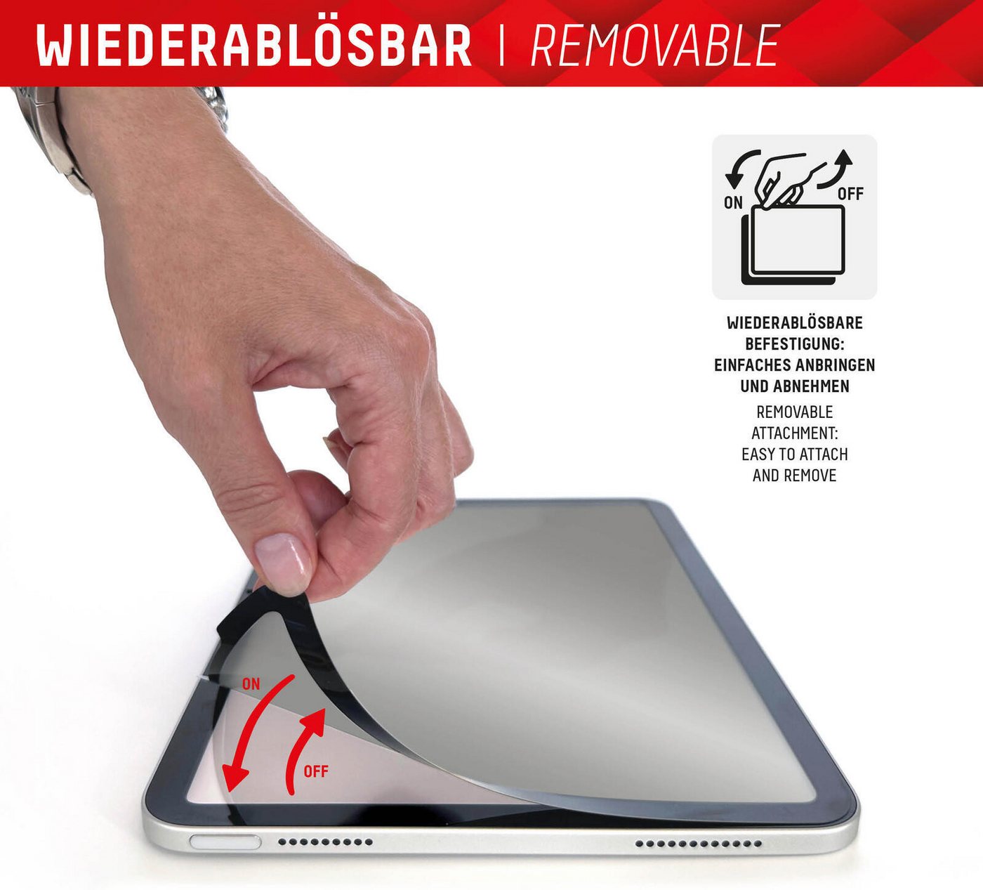 Displex Tablet-Hülle Blickschutzf. P.S.iPad Pro13'' – Bild 3 von 5