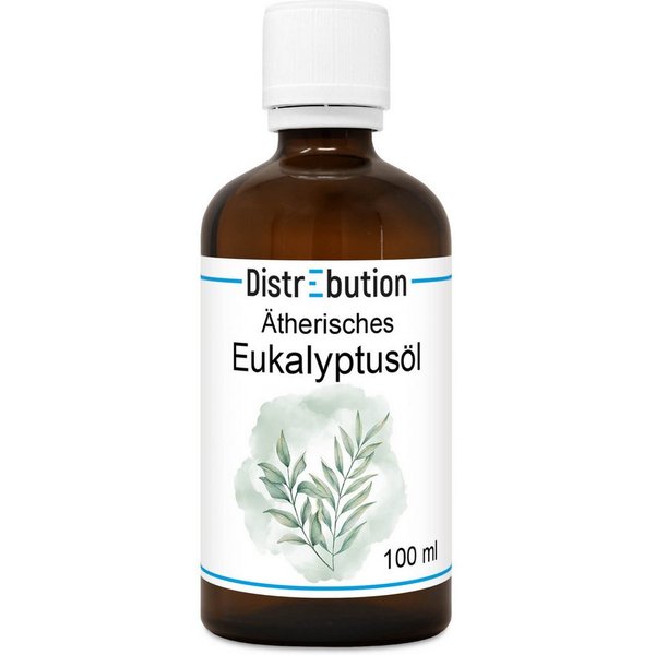 DistrEbution Duftöl Ätherisches Öl, Eukalyptus, 100% Naturrein, Für Kerzen und Kosmetik