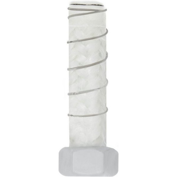 DistrEbution Outdoorkerze Docht aus Glasfaser, 7/9 cm Länge, Dauerdocht, Kerzen selber machen
