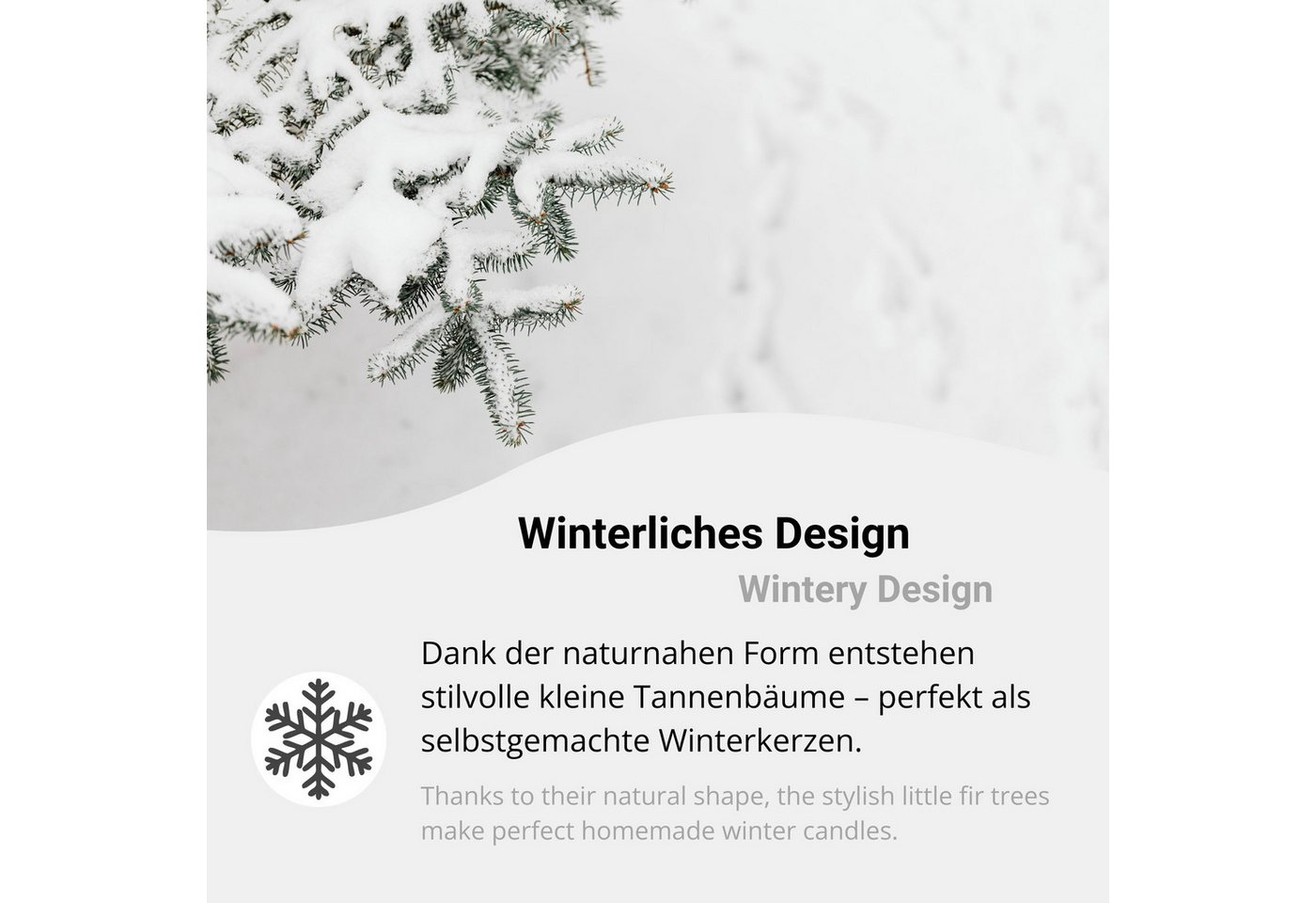 DistrEbution Silikonform Weihnachten, Kerzenform, Gießform aus Silikon, wiederverwendbare Form für Weihnachtskerzen – Bild 4 von 5