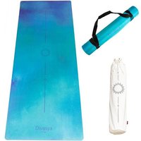 DIVASYA Yogamatte aus Mikrofaser Soft Feeling