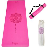 DIVASYA Yogamatte rutschfest Professional Grip