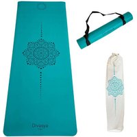 DIVASYA Yogamatte rutschfest Professional Grip