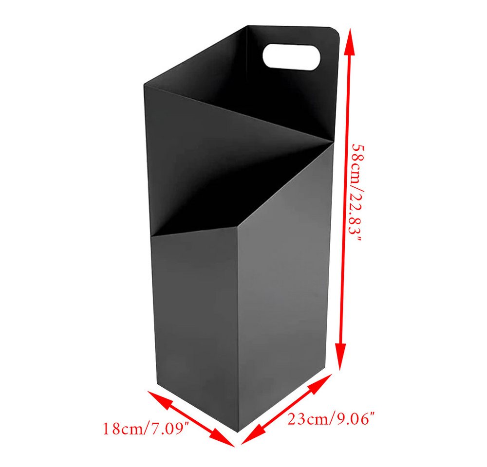 Divit Regenschirmhalter Schirmständer Regenschirmständer Stahl Garderobe RS4 schwarz – Bild 5 von 5