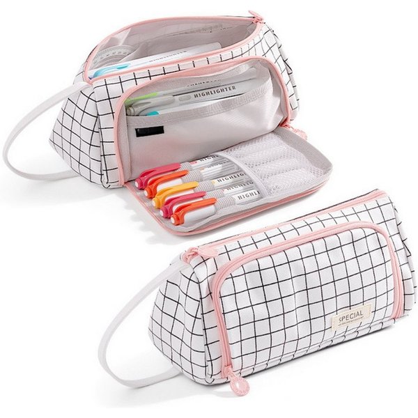Diwzbyn Federmäppchen Federtasche,Große Kapazität Bleistift Tasche, Schule, Uni, Büro, Organizer für Teenager, Mädchen