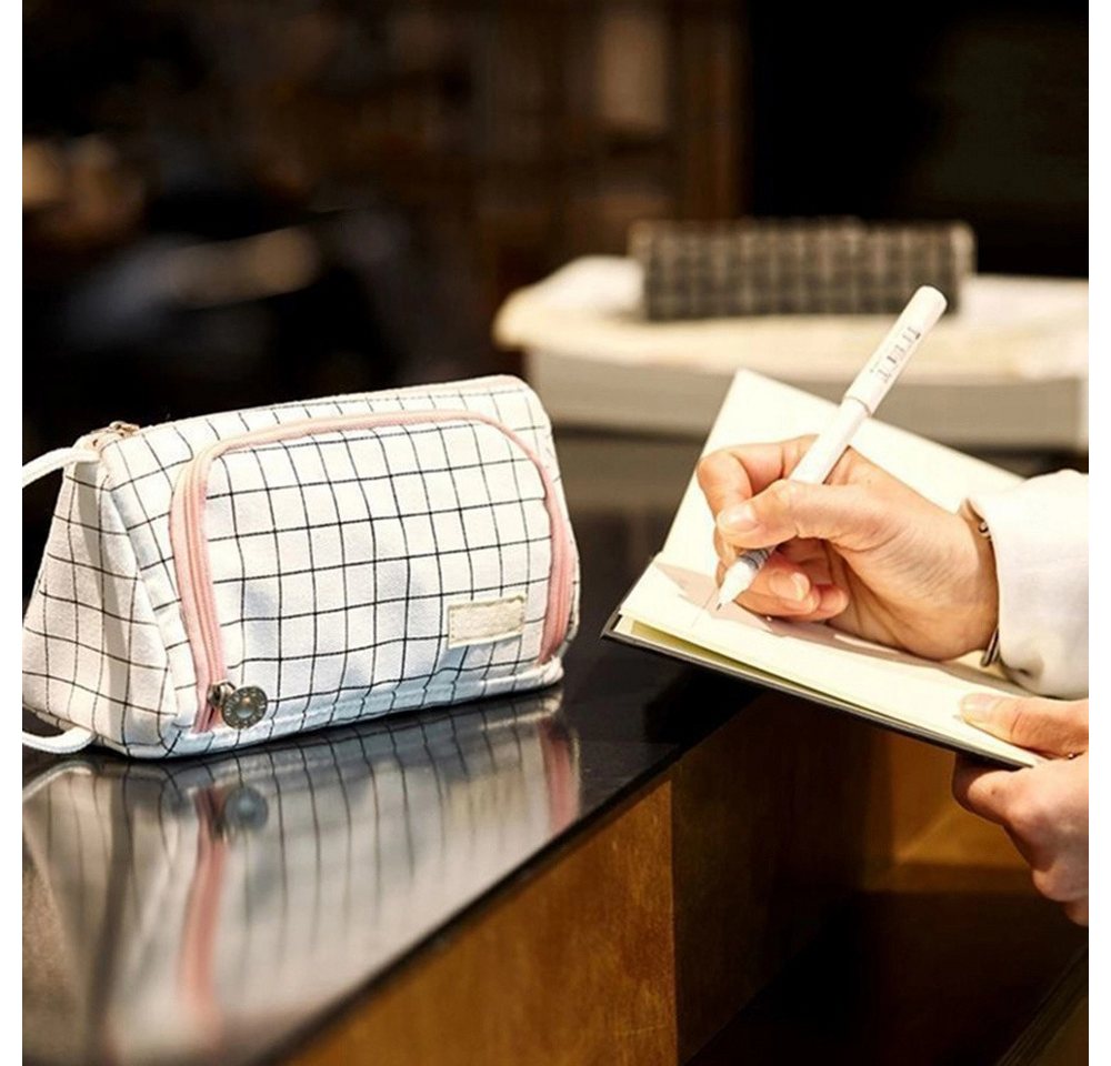 Diwzbyn Federmäppchen Federtasche,Große Kapazität Bleistift Tasche, Schule, Uni, Büro, Organizer für Teenager, Mädchen – Bild 5 von 5