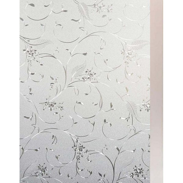 Diwzbyn Fensterfolie Blickdicht Selbsthaftend, Sichtschutzfolie Fenster, 90% UV-Schutz