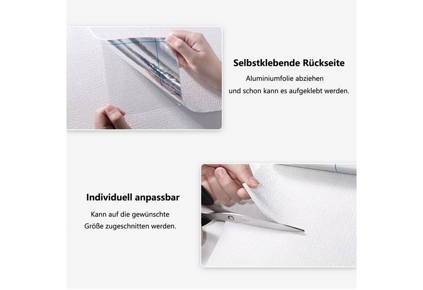 Diwzbyn Fliesenaufkleber Deckenplatten Selbstklebend,Deckenverkleidung Selbstklebend, Abziehbares Design, FüR Wohnzimmer,Schlafzimmer,Badezimmer – Bild 5 von 5
