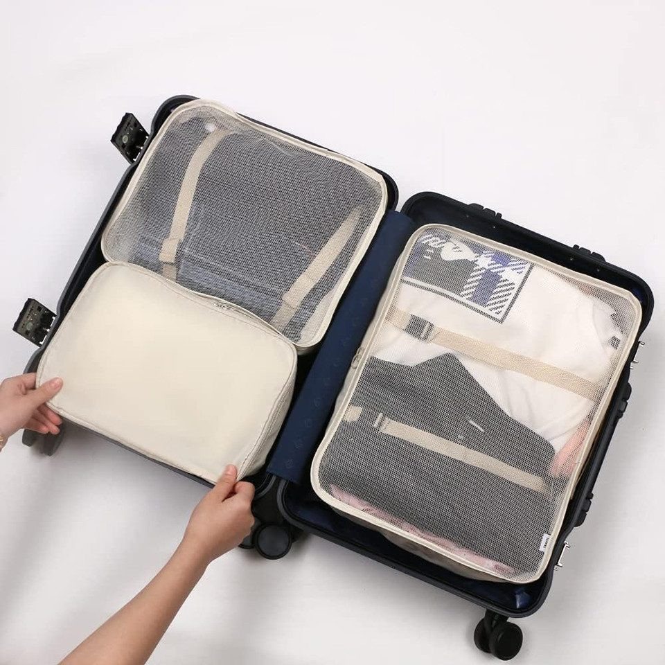 Diwzbyn Kofferorganizer 8 Teilige Packing Cubes Kleidertaschen Koffer Organizer (8-tlg) – Bild 5 von 5