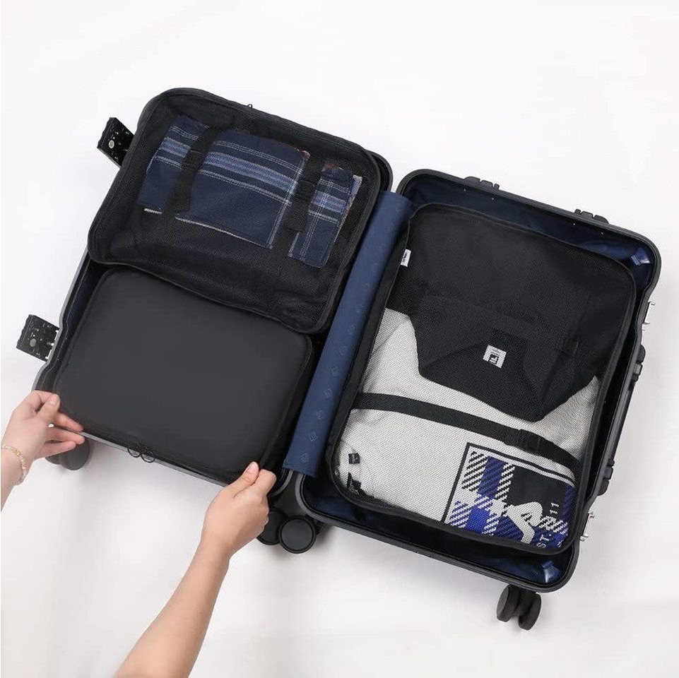 Diwzbyn Kofferorganizer 8 Teilige Packing Cubes Kleidertaschen Koffer Organizer (8-tlg) – Bild 5 von 5