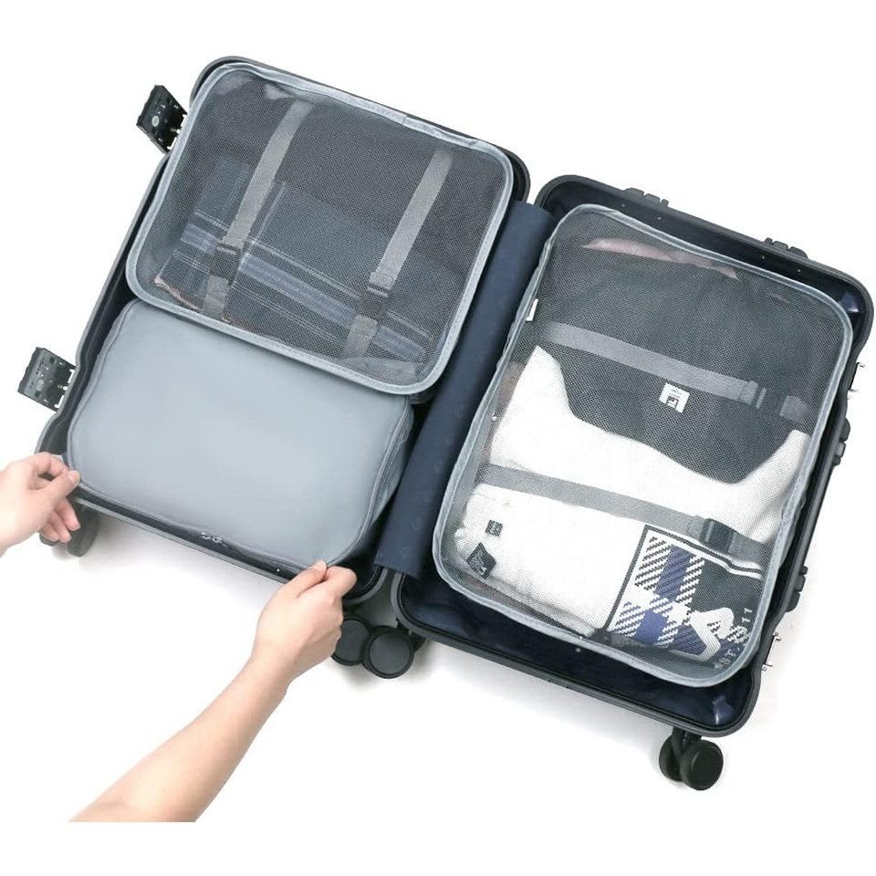 Diwzbyn Kofferorganizer 8 Teilige Packing Cubes Kleidertaschen Koffer Organizer (8-tlg) – Bild 5 von 5