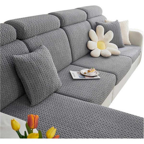 Diwzbyn Sofabezug Sofabezüge, Beruhigende Sofabezüge, Sofakissenbezüge für Hunde, Stretch-Sofabezüge, Überzüge für Sofas und Couches