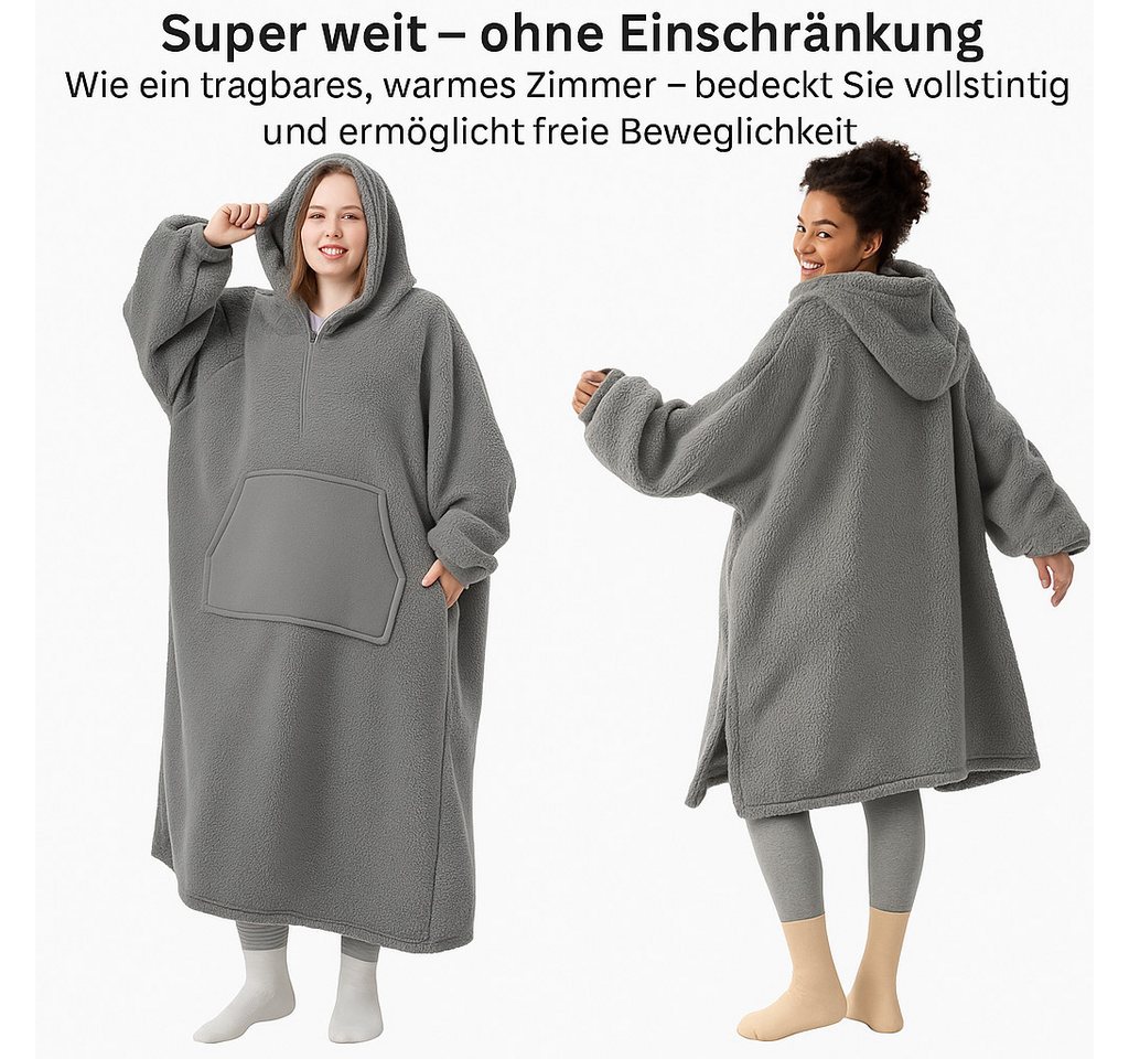 Diyarts Kapuzenpullover (Vielseitiger Hoodie-Pullover, Große Tasche, Übergröße, Vielseitigkeit) ideales Geschenk, einfache Pflege für dauerhaften Komfort – Bild 3 von 5