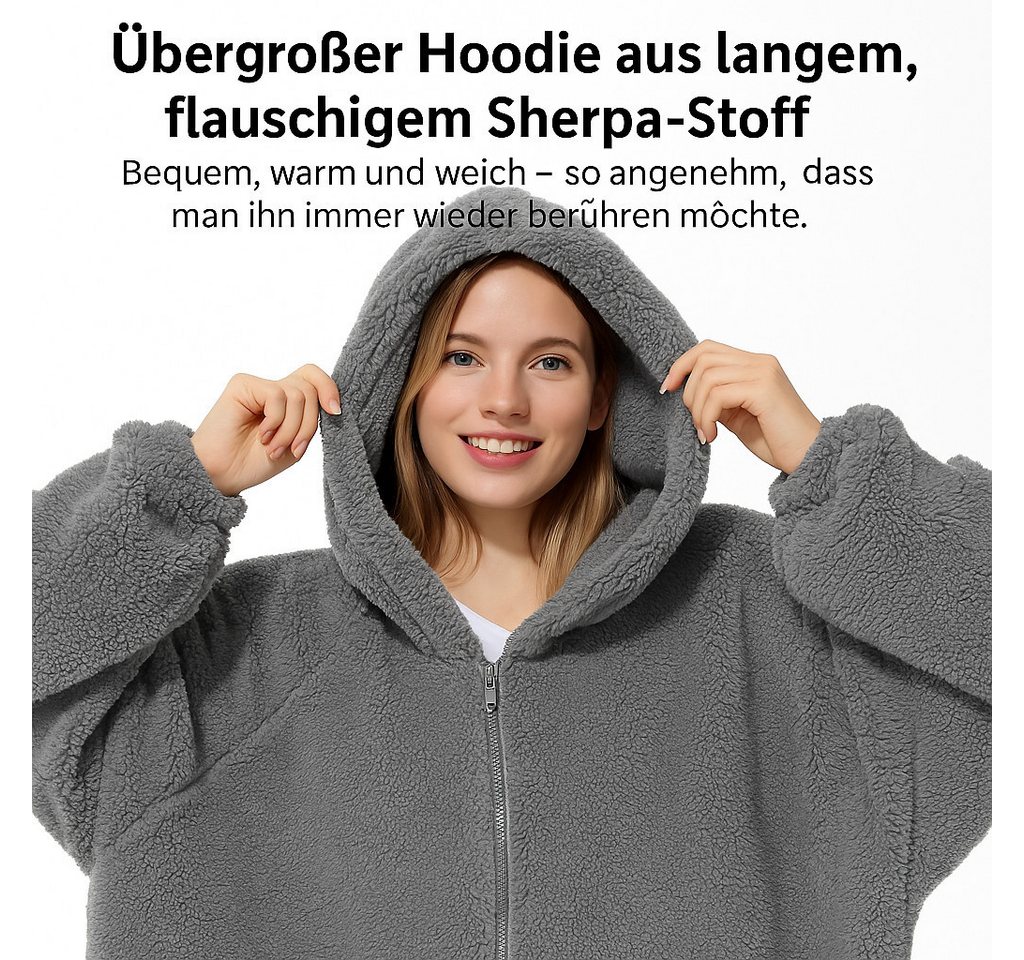 Diyarts Kapuzenpullover (Vielseitiger Hoodie-Pullover, Große Tasche, Übergröße, Vielseitigkeit) ideales Geschenk, einfache Pflege für dauerhaften Komfort – Bild 4 von 5