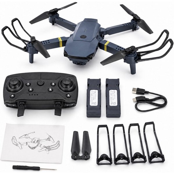 Diyarts RC-Quadrocopter (Einsteigerfreundliche Drohne mit vielseitiger Ausstattung, Hochauflösende 720P-Kamera mit Livebildübertragung), Intelligente Steuerung,