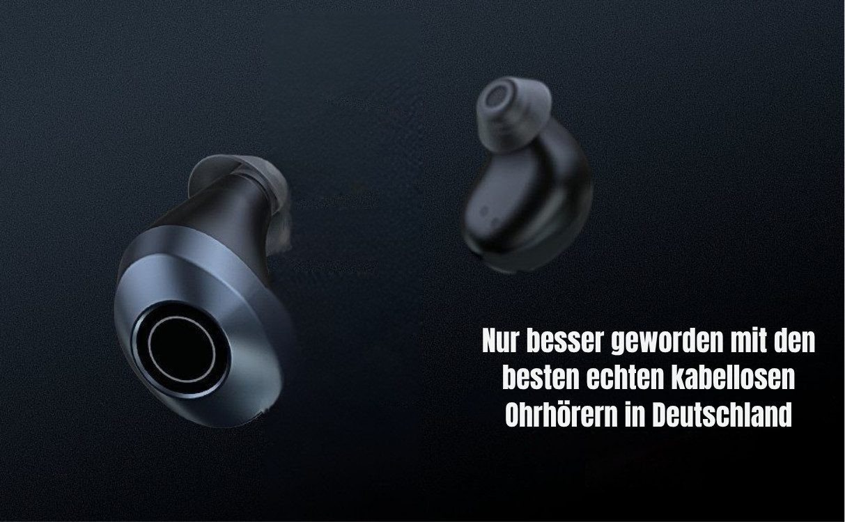 Diyarts wireless In-Ear-Kopfhörer (Über Smartphone-Sprachassistent, Sprachassistenten-Unterstützung, Bluetooth, Kabellose Bluetooth In-Ear Kopfhörer mit Touch-S – Bild 5 von 5