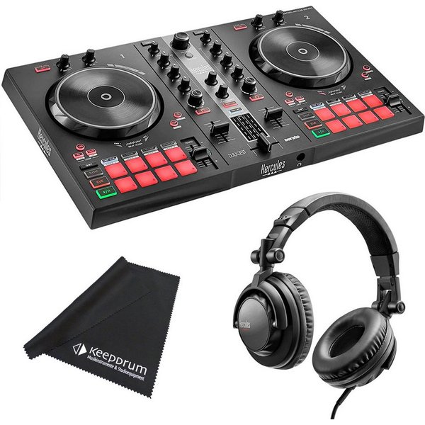HERCULES DJ Controller Hercules Inpulse 300 MK2 DJ Controller mit DJ45 Kopfhörer