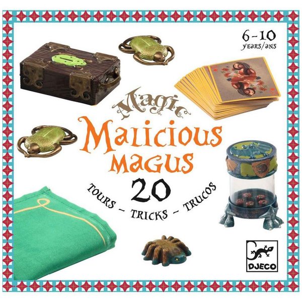 DJECO Zauberkasten Zauberkasten Malicious magus 20 Zaubertricks ab 6Jahren