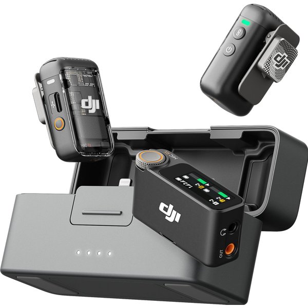 DJI Mikrofon Mic 2 2 Sender + 1 Empfänger + Ladeschale