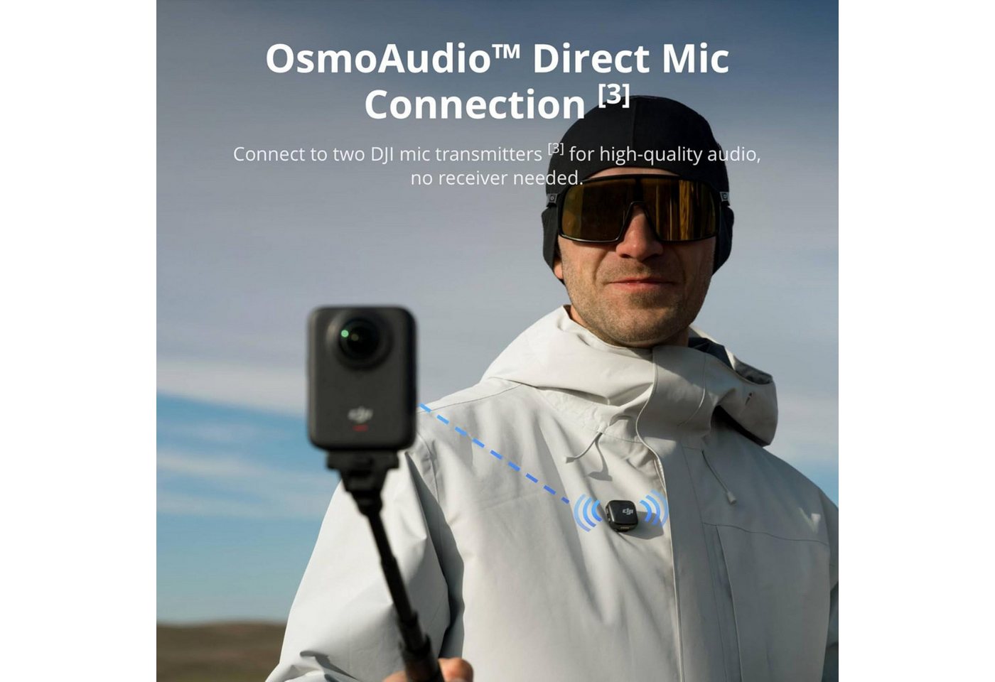 DJI Osmo 360 Standard Combo Action Cam (8K, WLAN (Wi-Fi), Bluetooth, 360°-Kamera) – Bild 5 von 5