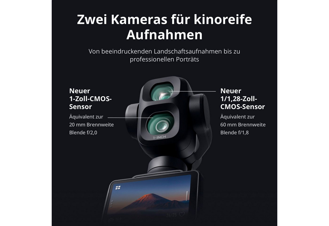 DJI Osmo Pocket 4P (Pro) Standard Combo Kompaktkamera (37 MP, 3x opt. Zoom, WLAN (Wi-Fi), Bluetooth) – Bild 2 von 5