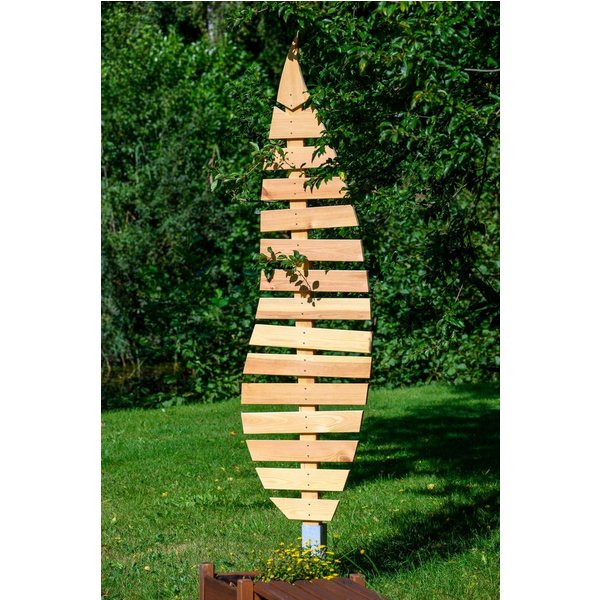 dobar Rankhilfe Großes Design-Rankgerüst "Bambus", 49 x 6 x 197 cm (L x B x H)