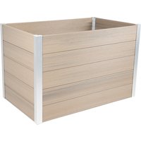 DOBAR WPC Hochbeet (silbergrau, XL)