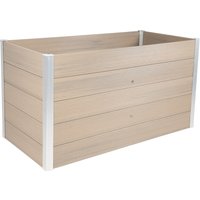 DOBAR WPC Hochbeet (silbergrau, XXL)