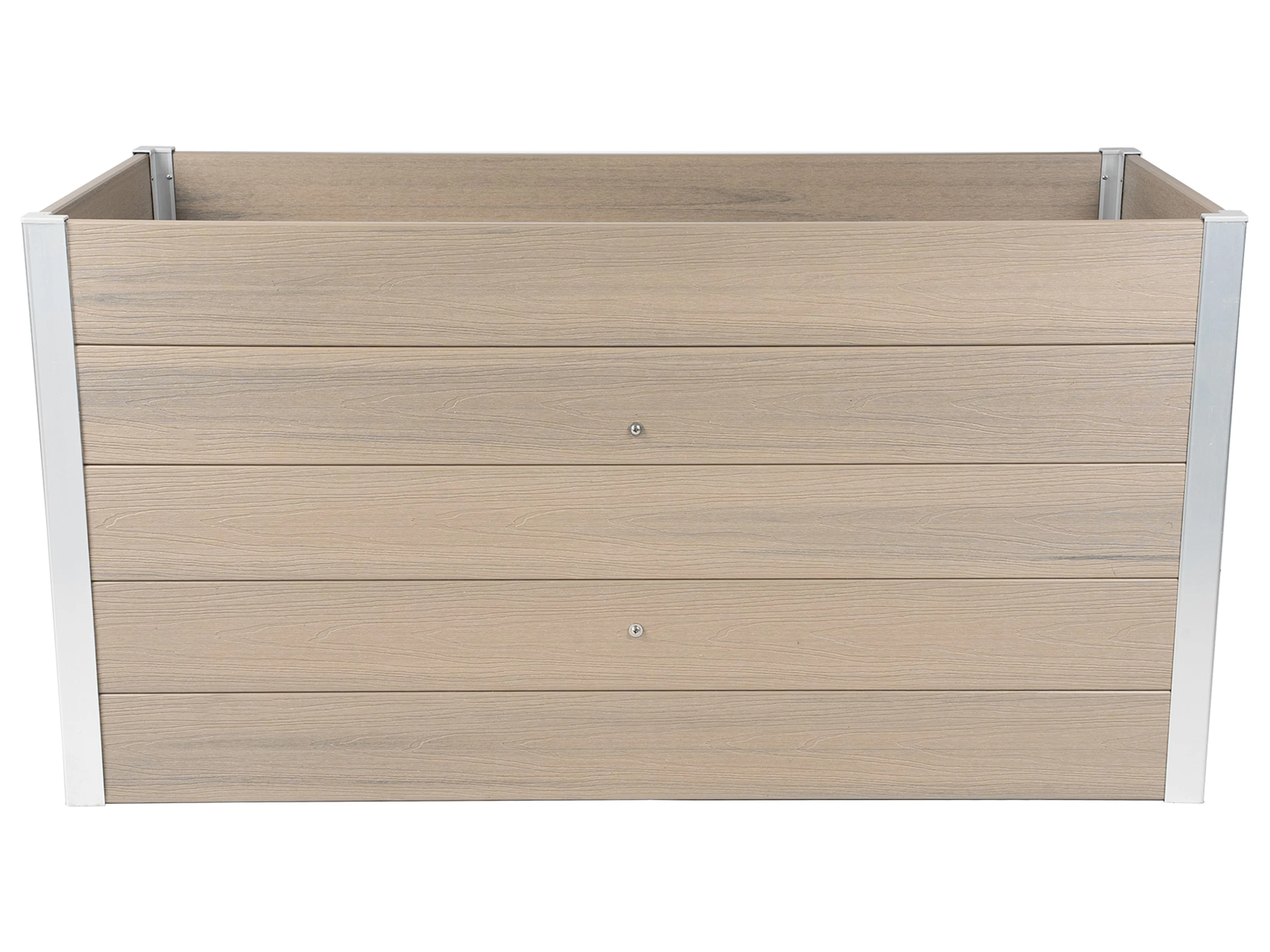 DOBAR WPC Hochbeet (silbergrau, XXL) – Bild 2 von 4